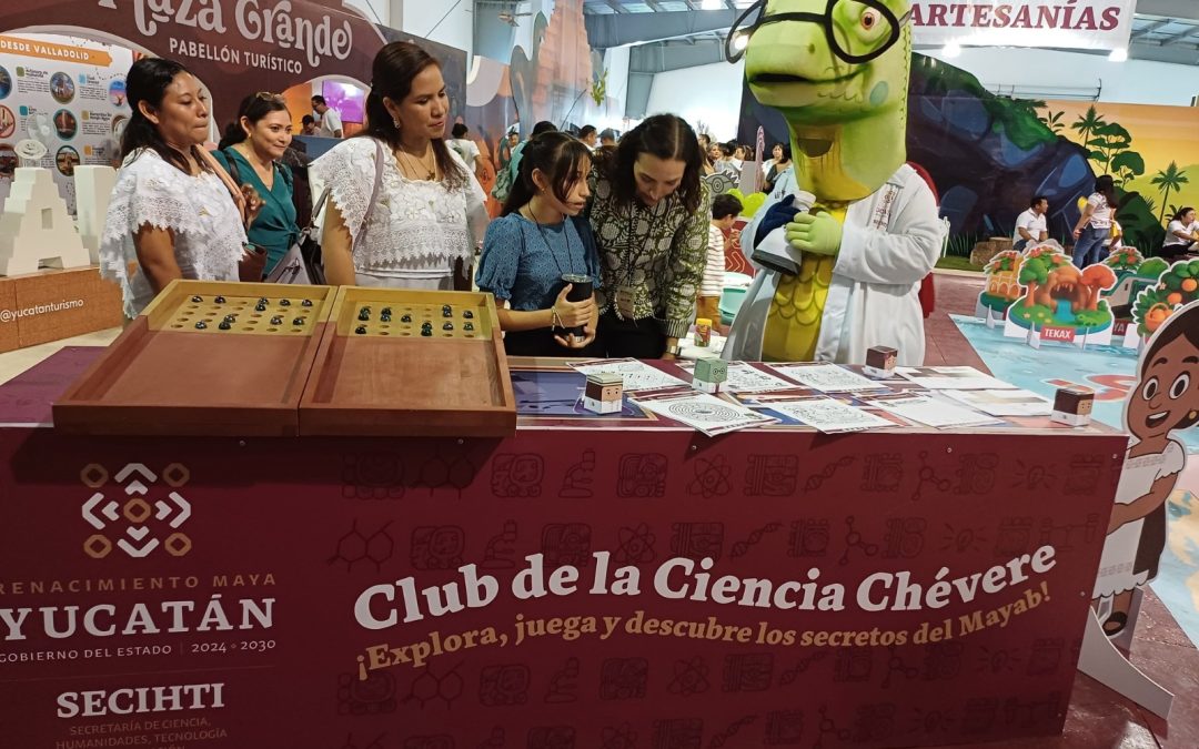 La mascota de la Secretaría de Ciencia fue dibujo de alumna de comisaría tizimileña