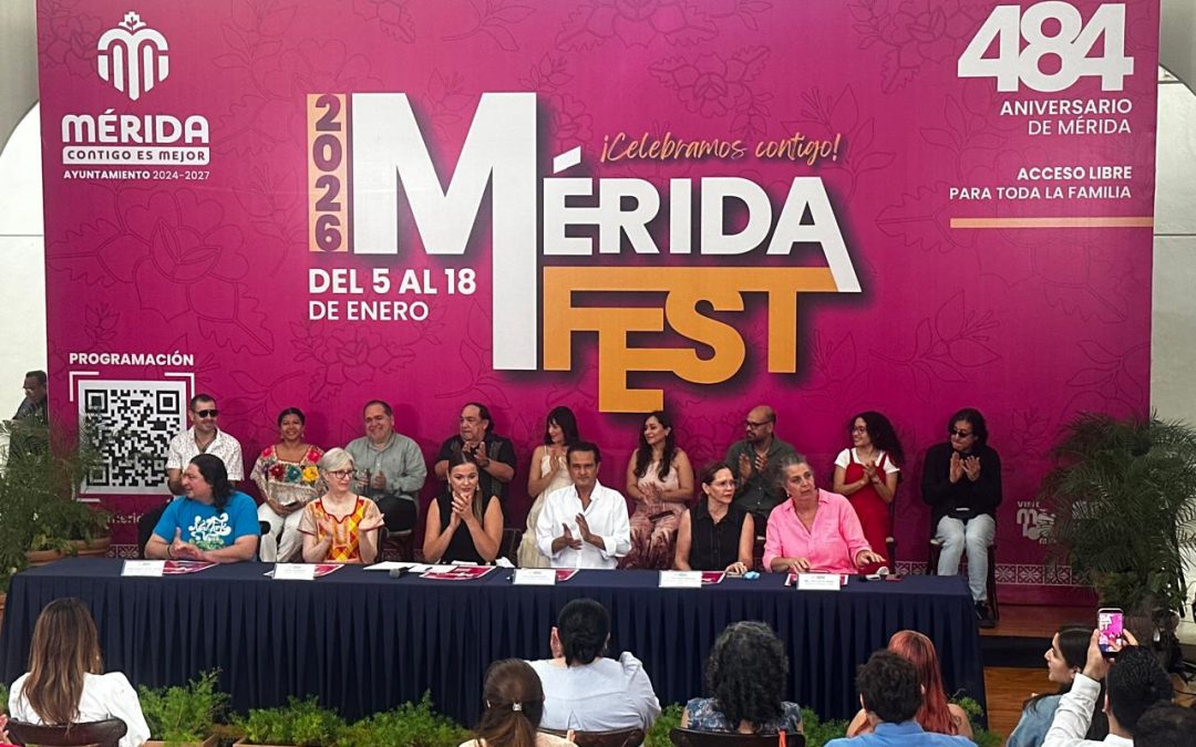 Anuncian gran programación para el Mérida Fest
