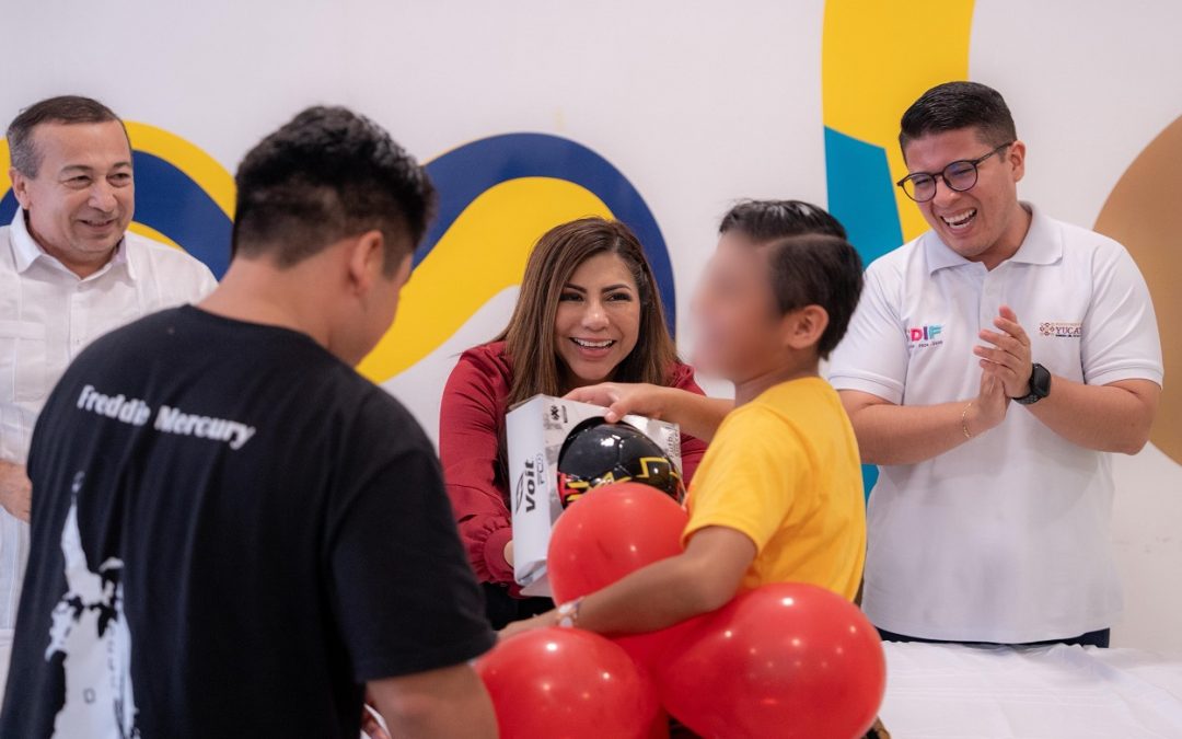 DIF Yucatán restituye derecho a vivir en familia a cuatro menores de edad