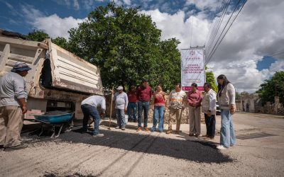 Supervisa Gobernador avances de repavimentación y bacheo en la Emiliano Zapata Sur