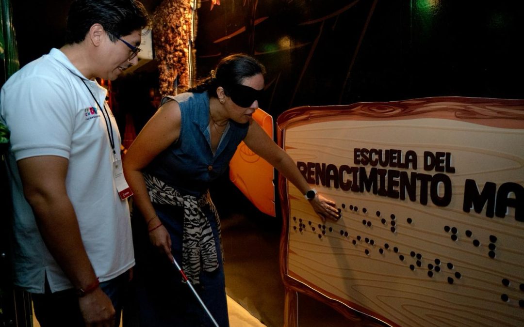 DIF Yucatán promueve inclusión con experiencia sensorial “Renacer en la oscuridad” en Feria Xmatkuil 2025