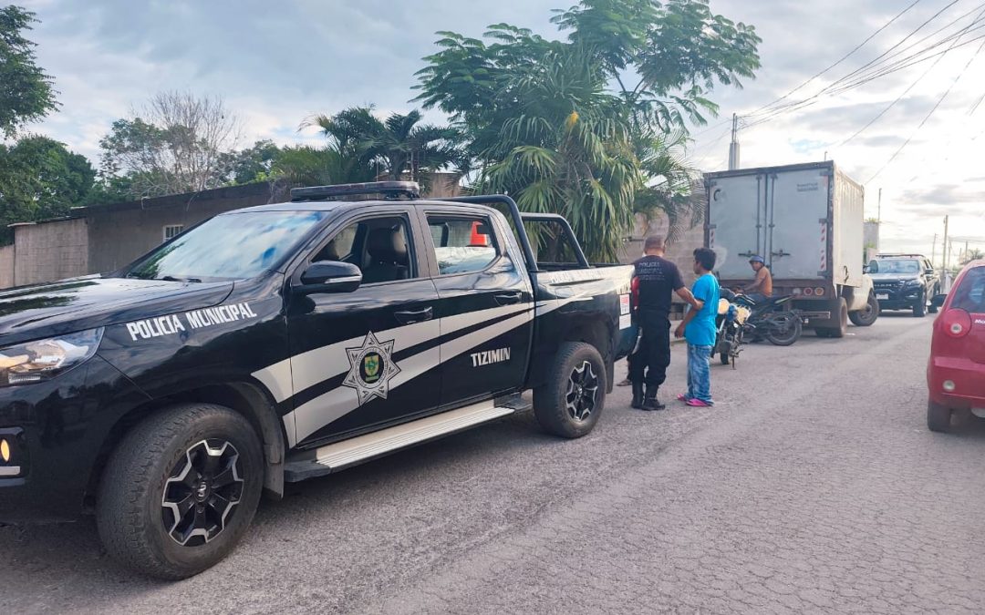 Su hijo le robó el celular y solicitó que lo detengan, en Tizimín