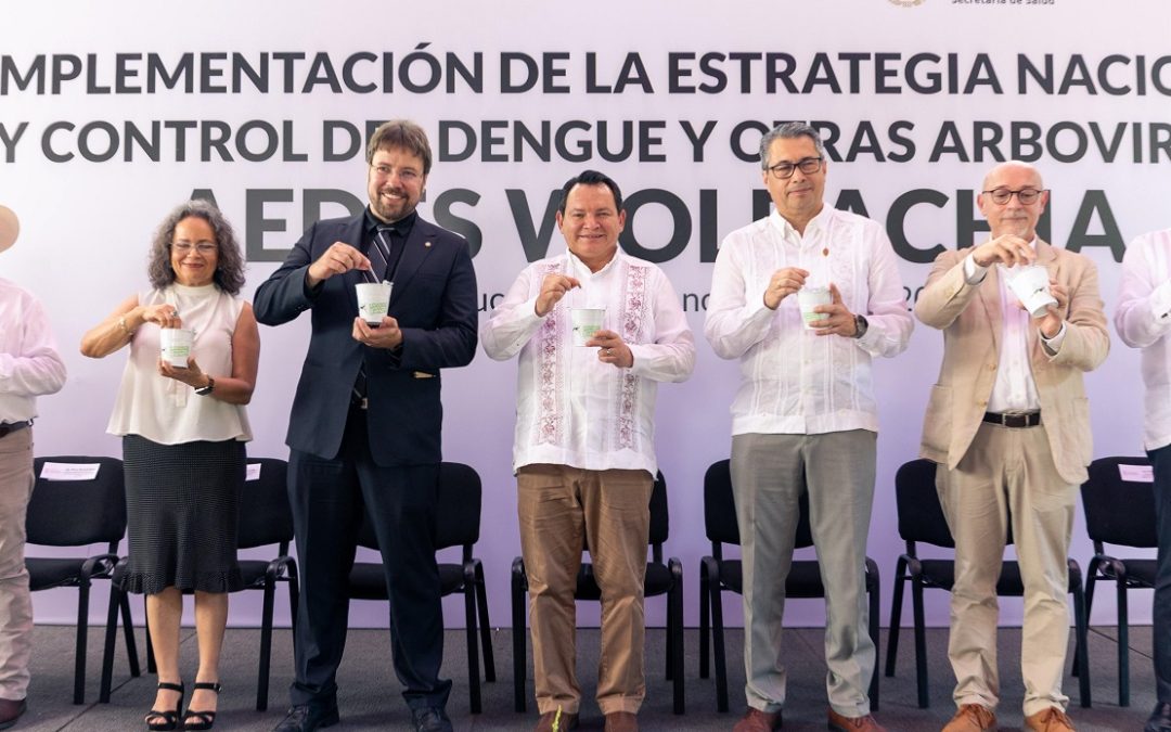 Yucatán, a la Vanguardia en control de Arbovirosis con estrategia de mosquitos Wolbachia