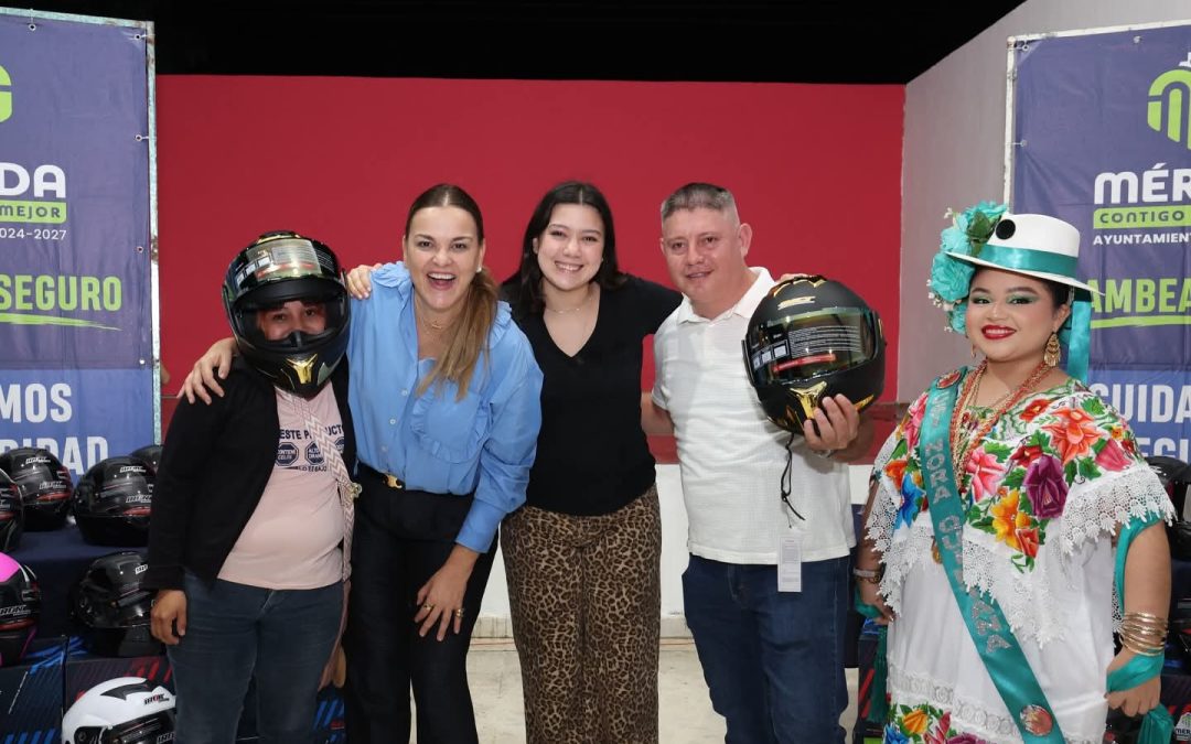 Supera Cecilia Patrón la meta de “Chambea Seguro”, con más de mil 200 cascos gratuitos entregados