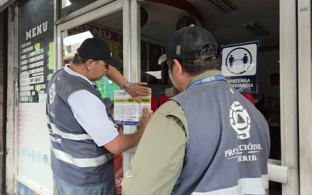 Suspenden actividades a tres establecimientos por incumplir normas de Protección Civil 