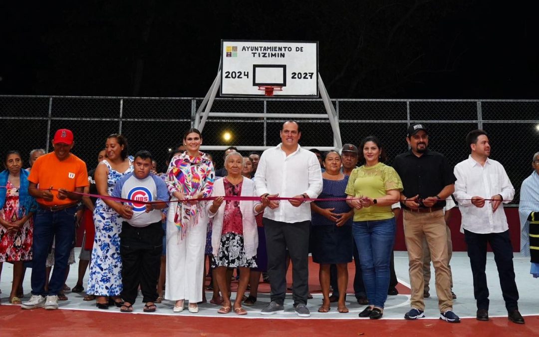 Los habitantes de Chan San Antonio ya disfrutan de su domo