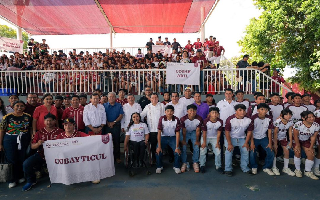 Inauguran la fase final de los Juegos Interbachilleratos con mil 200 jóvenes atletas, en Yucatán