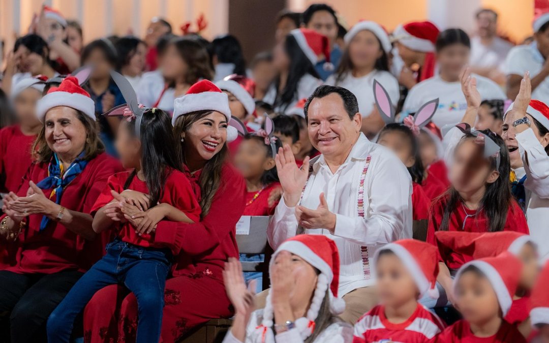 Infancias y juventudes de Casa Otoch celebran posada navideña