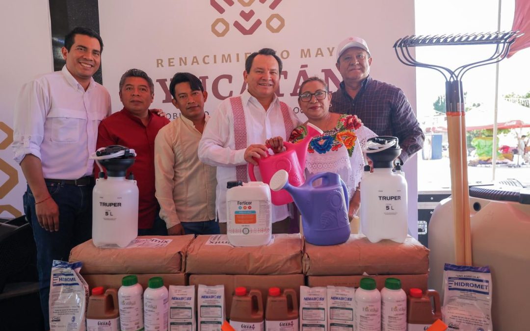 Programa de Huertos de Traspatio llega a comisarías de Mérida