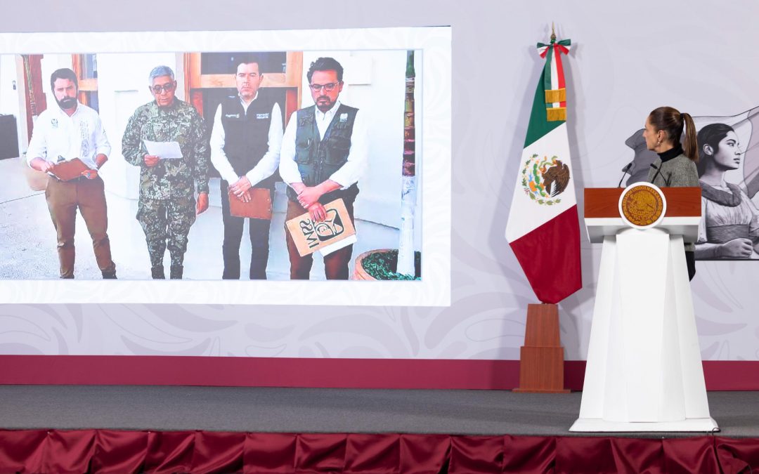 Asegura Claudia Sheinbaum que actuarán “con mucha seriedad y responsabilidad” sobre incidente del Tren Interoceánico