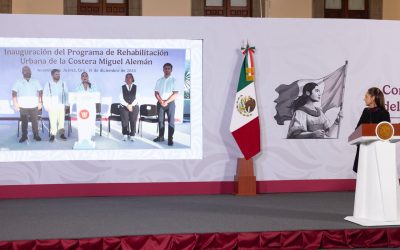 Encabeza Claudia Sheinbaum inauguración de la rehabilitación urbana de la Costera Miguel Alemán, en Acapulco