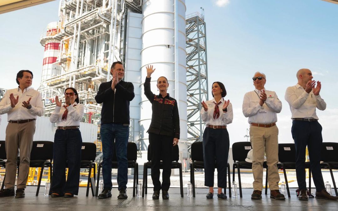 Inaugura Claudia Sheinbaum central ciclo combinado El Sauz II “Josefa Ortiz Téllez Girón”, de CFE