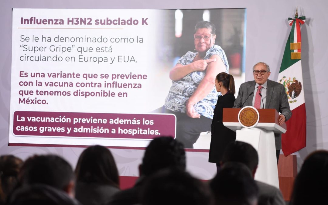 “México tiene suficientes vacunas para hacerle frente a la denominada super gripe”: secretario de Salud
