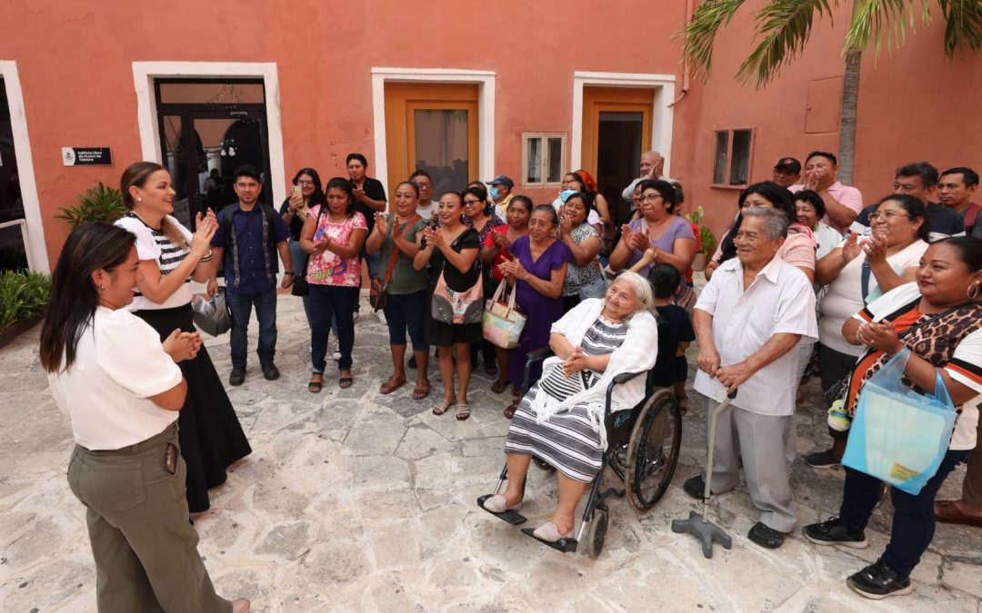 Ayuntamiento otorga la tranquilidad de un hogar propio a meridanas y meridanos de comisarías: Cecilia Patrón