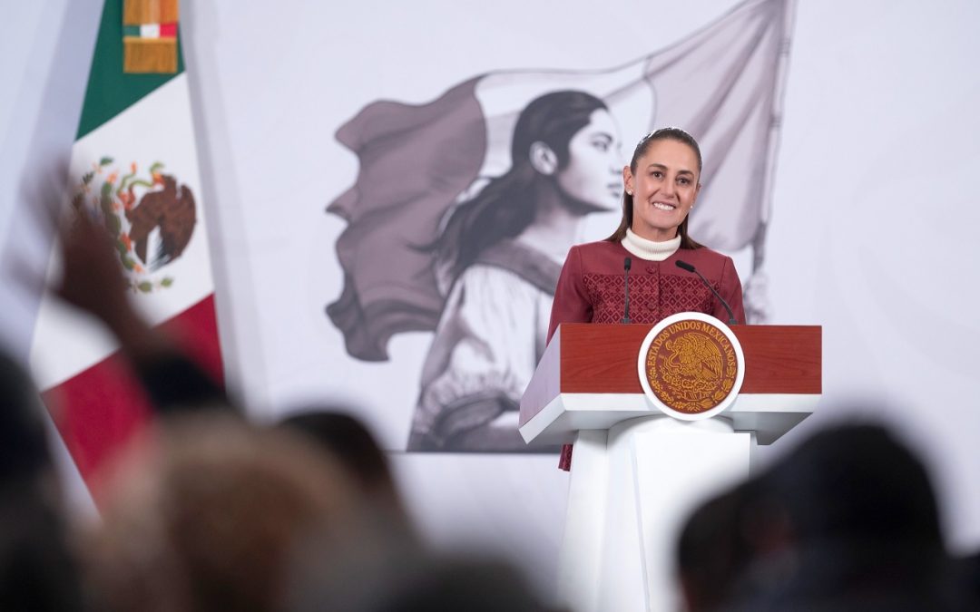 Califica presidenta Sheinbaum como “una muy buena conversación”, la sostenida hoy con el presidente Trump