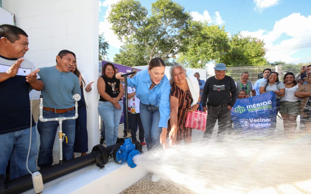 Rehabilitan sistemas de agua potable en Chalmuch, Susulá y Tixcacal