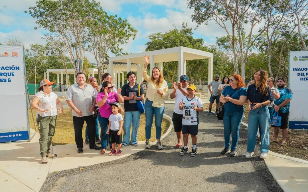 Primer parque con coworking en Mérida, compromiso de Cecilia Patrón