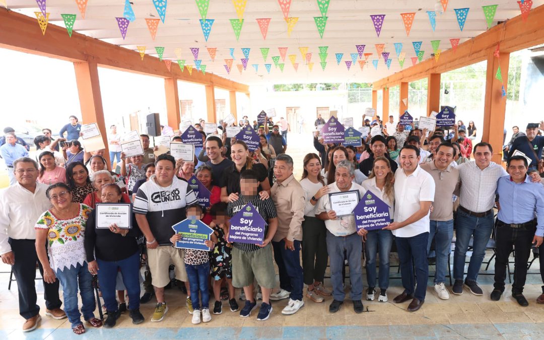 “Construimos hogares más seguros para las familias de nuestras comisarías”, afirma Cecilia Patrón. 