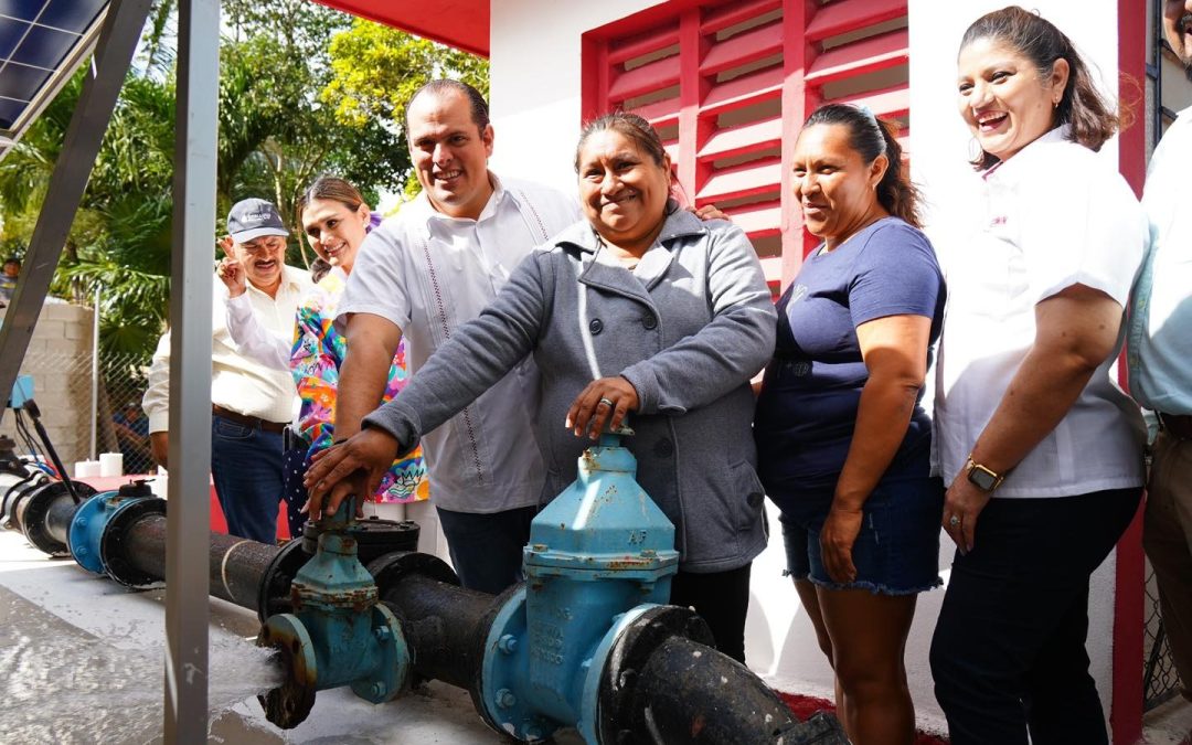 Dzonot Carretero cuenta con electrificación híbrida para abastecimiento de agua