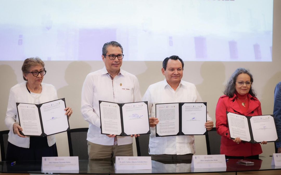 Firma Huacho convenio de colaboración con la UADY para fortalecer a la salud