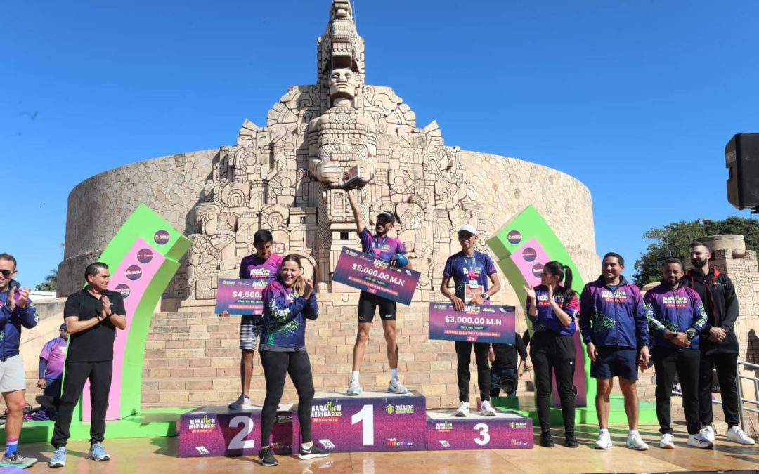 Se consolida Marat’hón de Mérida como el más importante del sureste mexicano.
