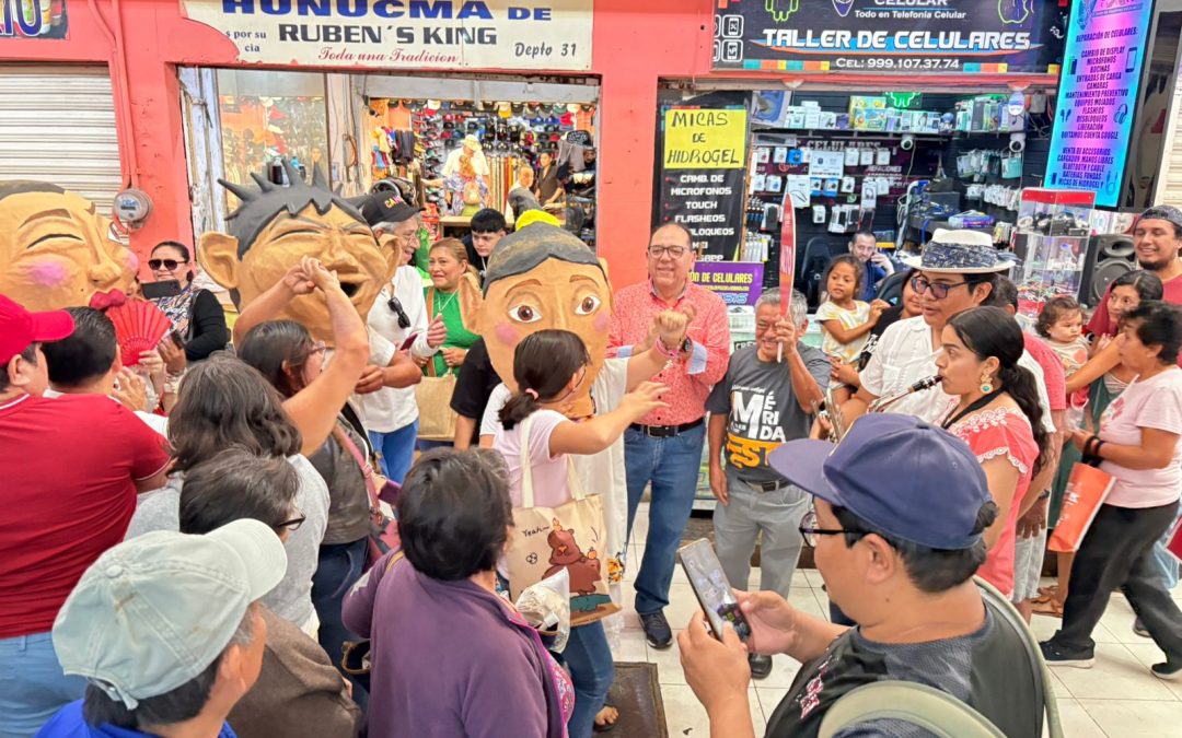 Late la cultura en los mercados de Mérida