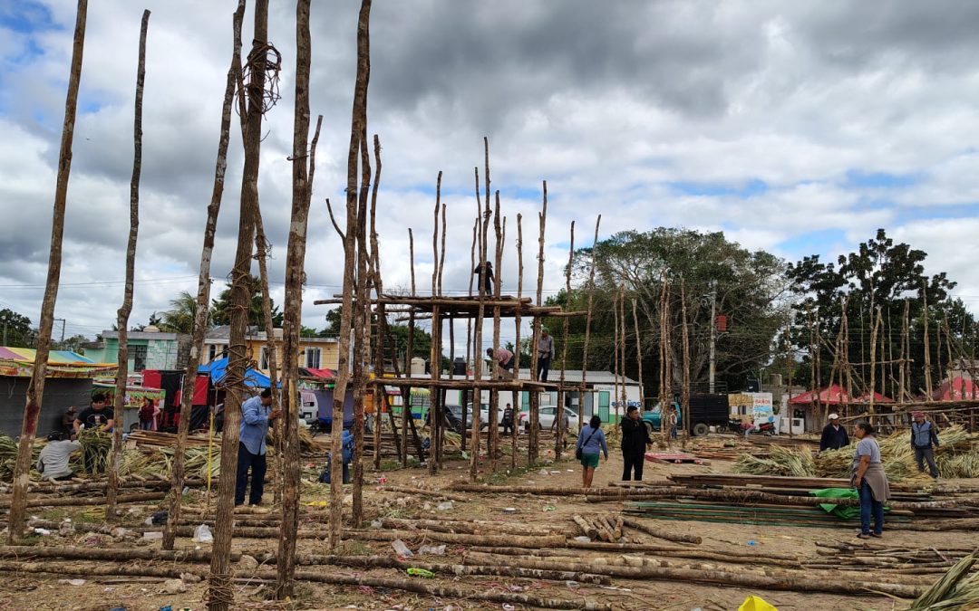 Desmantelan el coso taurino artesanal de Tizimín