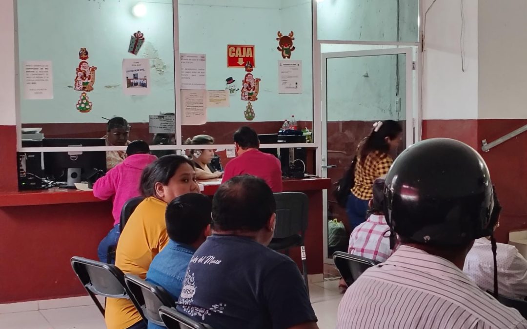 Con buena respuesta el cobro del impuesto predial en Tizimín