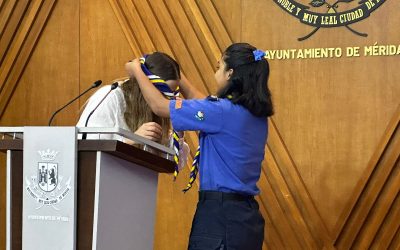 Asumió la scout Valentina Castro el cargo de “Alcaldesa por un día”