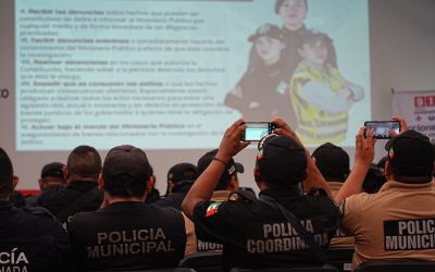 Capacita SSP a personal municipal para la atención oportuna de violencia de género, a través del 9-1-1