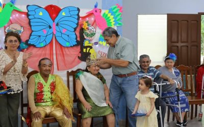 Llegó el Carnaval a la Casa del Anciano de Tizimín