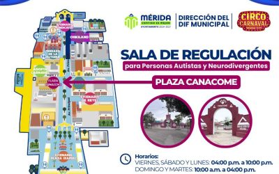 Cuenta Carnaval de Mérida con un espacio para personas autistas
