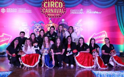 Celebra el bienestar animal Circo Carnaval de Mérida 2026 con la coronación de los Reyes Caninos