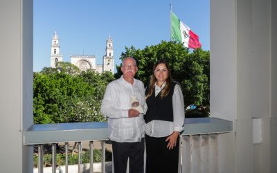 Cecilia Patrón recibe visita del embajador de Alemania