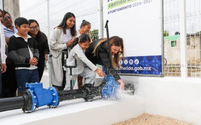 Fortalecen derecho al agua potable en el sur de Mérida