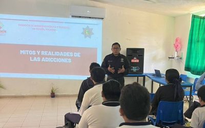 Siguen combatiendo las adicciones en escuelas de Tizimín