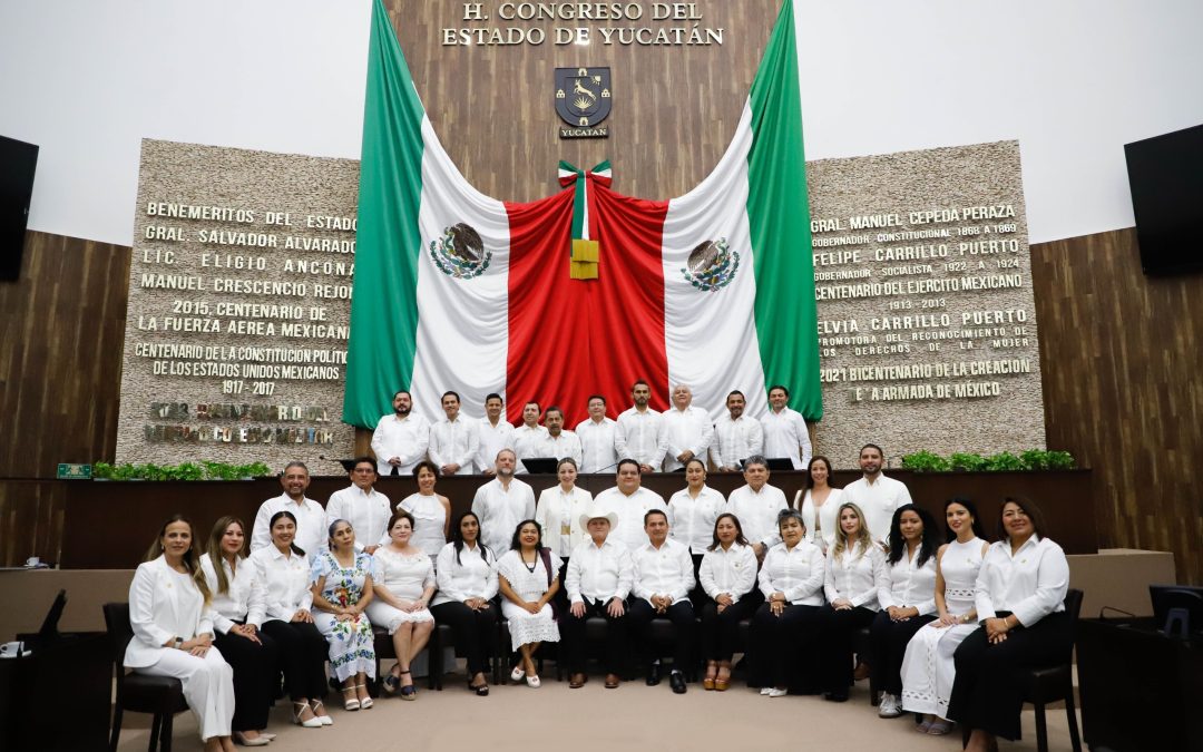 Inicia Segundo Período Ordinario de Sesiones del Segundo Año de la LXIV Legislatura del Congreso de Yucatán