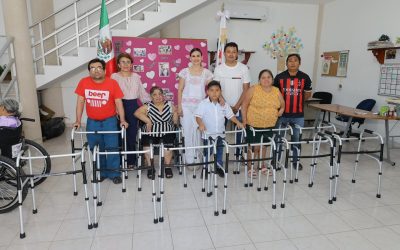 Entregó el DIF Tizimín aparatos de movilidad a 23 personas