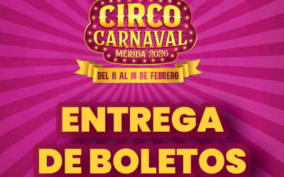 Arranca la entrega de boletos para los conciertos del Carnaval de Mérida