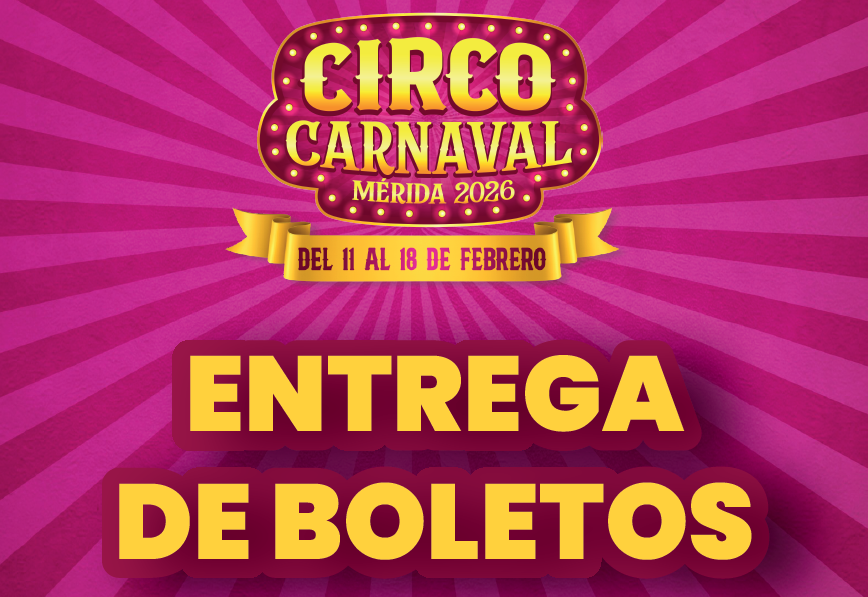 Arranca la entrega de boletos para los conciertos del Carnaval de Mérida