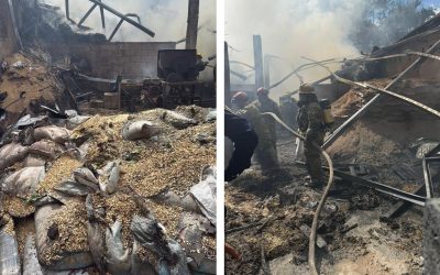 Explota bodega que almacenaba pirotecnia, en Caucel