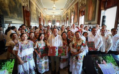 Presentan libro sobre el bordado maya de Yucatán como patrimonio vivo