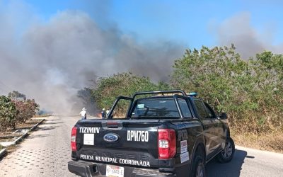 A la orden del día los incendios, en Tizimín