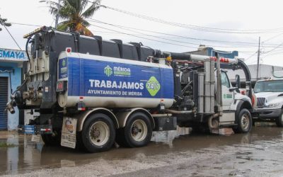 Limpiarán 90 macro pozos en el segundo cuadro de Mérida, para evitar inundaciones