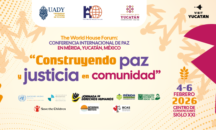 Será Mérida sede de Conferencia Internacional de Paz, del 4 al 6 de febrero