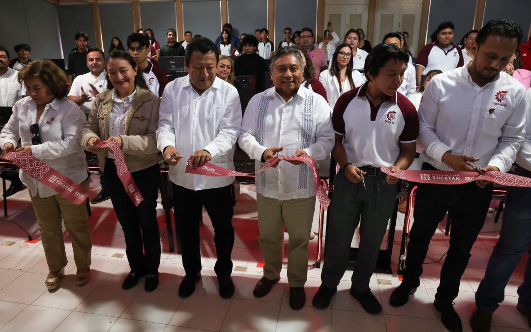 Inaugura Segey Laboratorio de Ciberseguridad, en el Cbtis N° 95