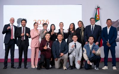 Presenta Claudia Sheinbaum boxeando por la paz