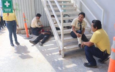 Realizan simulacro de incendio en tienda departamental de Tizimín