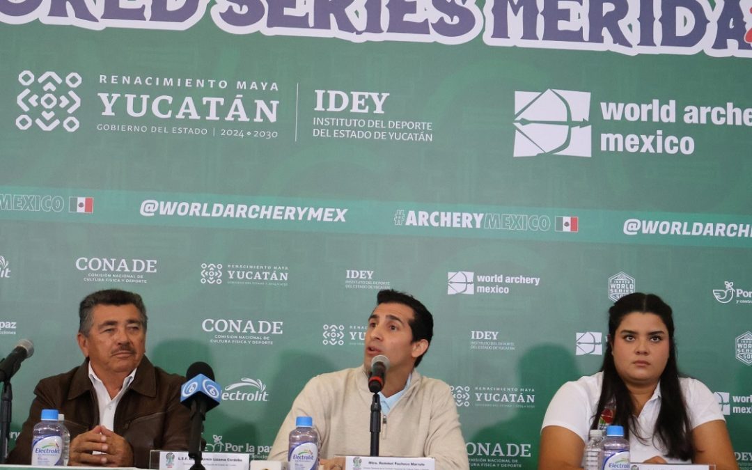 Gobernador Díaz Mena y Rommel Pacheco traen a Yucatán la Serie Mundial de Tiro con Arco Bajo Techo 2026