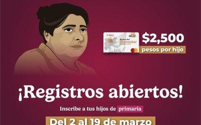 Desde este lunes se puede realizar el registro para la Beca Rita Cetina, para primaria